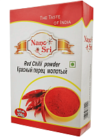 Перец красный молотый (Red Chilli Powder) 100 г, Nano Sri